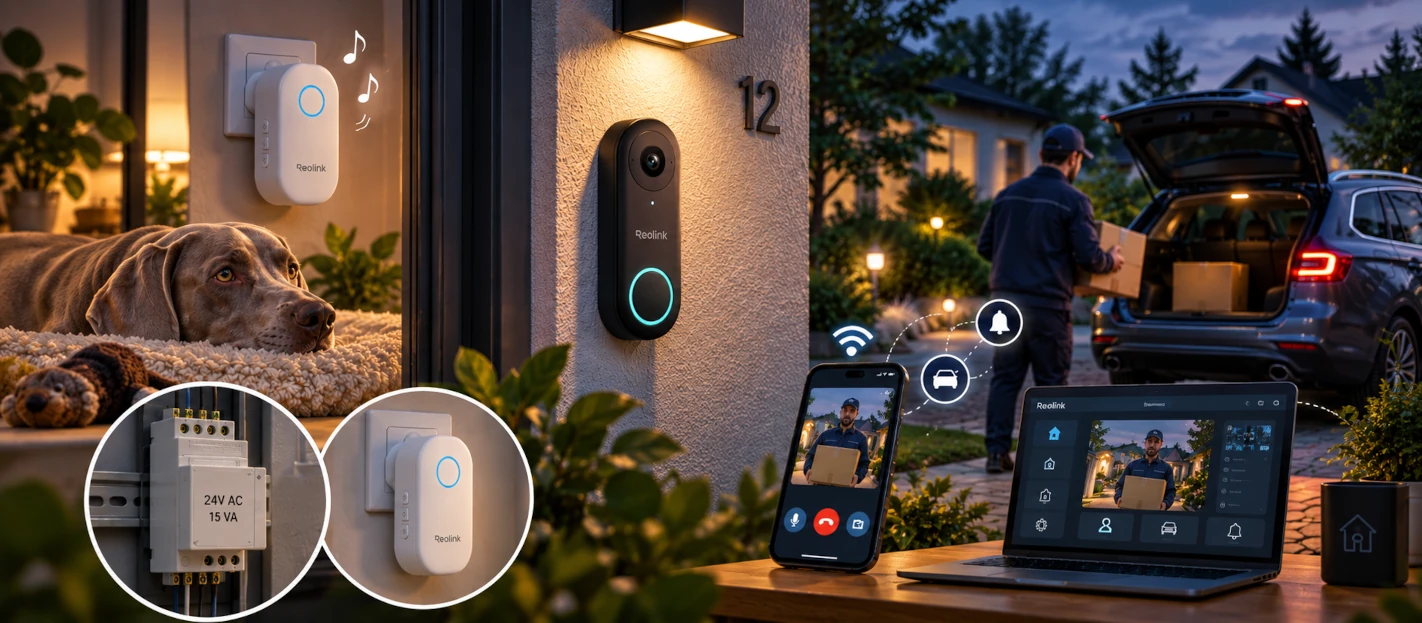 We just wanted to hear the doorbell…