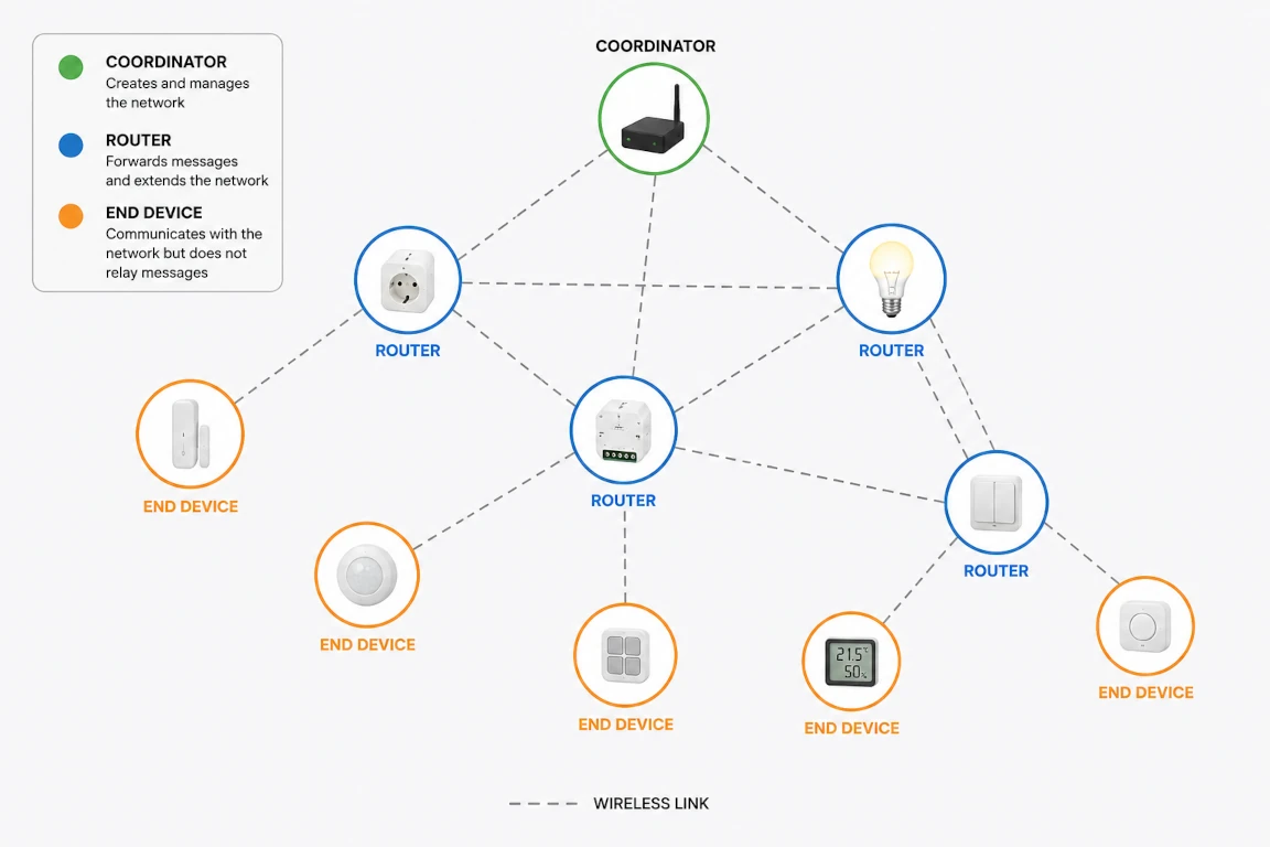 Zigbee Network Diagram