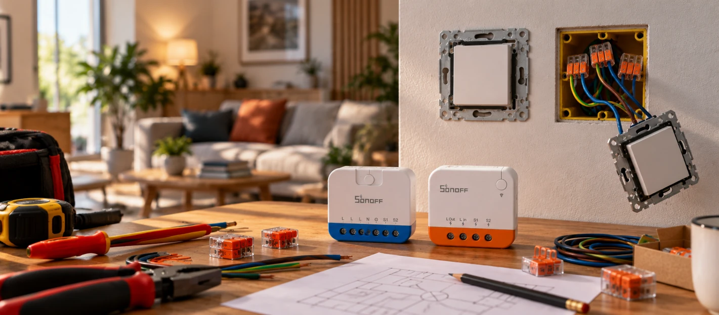 Domotiser ses interrupteurs avec des modules SONOFF